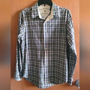 Wrangler 20x long sleeve button shirt size M 100% cotton